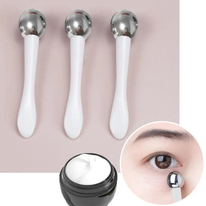 Practical Double-end Eye Roller Massage Stick Anti Wrinkle Durable Cosmetic Spatula Simple Eye Cream Applicator