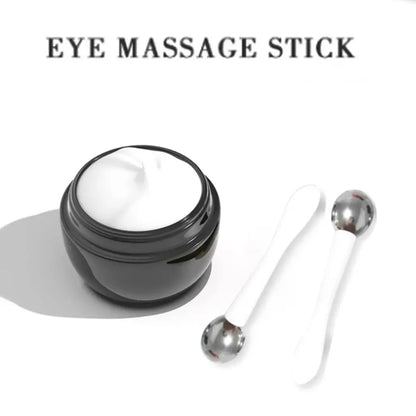 Practical Double-end Eye Roller Massage Stick Anti Wrinkle Durable Cosmetic Spatula Simple Eye Cream Applicator